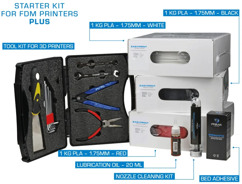 PrimaCreator Starter Kit FDM Plus